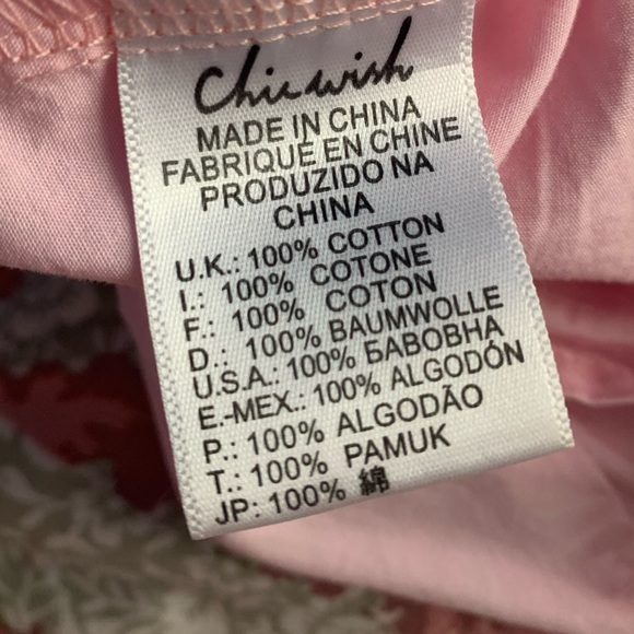 Chicwish Women’s Pink blouse - Picture 5 of 5